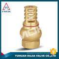 brass valve with forged cw617n brass body with foot valve and copper core for water brass foot valve